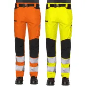 Pantaloni Da Lavoro Alta Visibilità Multitasche Stretch Issa Line Extreme Hi Vis 8450NB