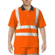 Polo Da Lavoro Alta Visibilità Issa Line Hi Vis 08184NPL