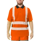 Polo Da Lavoro Alta Visibilità Issa Line Lumivert Hi Vis 8191