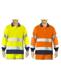 Polo Da Lavoro Alta Visibilità Issa Line Bicolor Hi Vis 8587N