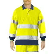 Polo Da Lavoro Alta Visibilità Issa Line Bicolor Hi Vis 8587N