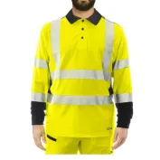 Polo Da Lavoro Alta Visibilità Issa Line Raylong Hi Vis 8195