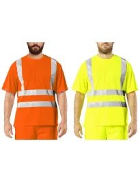 T-shirt Da Lavoro Alta Visibilità Issa Line Basic Tee Hi Vi 08183NTS