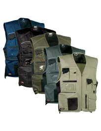 Fuori tutto - Gilet da Lavoro Multitasche Cofra Expert V016-0-00 Taglia 56 Colore Navy Nero