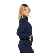 Felpa zip lunga da lavoro 100% Cotone da Donna Siggi Alexis 04MG0809/00