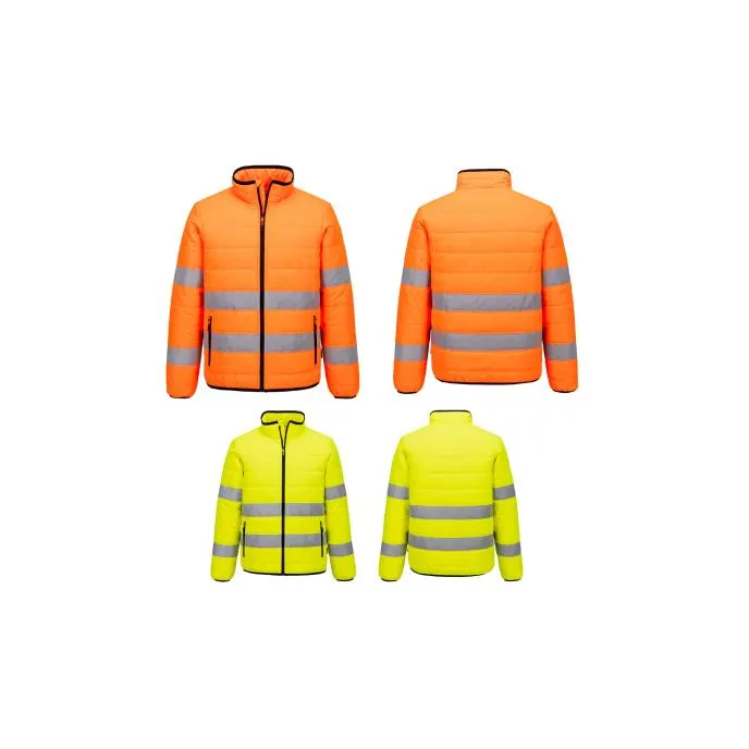 Fuori tutto - Giacca da Lavoro Portwest Alta Visibilità Baffle Hi-Vis S617 Impermeabile Taglia XL Colore Giallo Nero