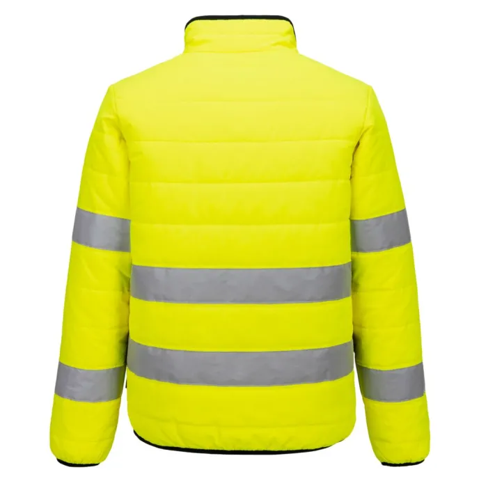 Fuori tutto - Giacca da Lavoro Portwest Alta Visibilità Baffle Hi-Vis S617 Impermeabile Taglia XL Colore Giallo Nero
