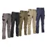 Fuori tutto - Pantaloni da Lavoro Stretch Elasticizzati Multitasche Cofra Mompach V566-0-00 Taglia 50 Colore Fango Nero