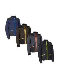 Fuori tutto - Felpa da Lavoro in Micropile Multitasche Cofra Grebo V628-0-02 Taglia L Colore Fango Nero Giallo