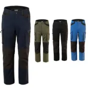 Fuori tutto - Pantaloni da Lavoro Rossini Dynamic Flex A00520 Stretch Multitasche Taglia M Colore Nero