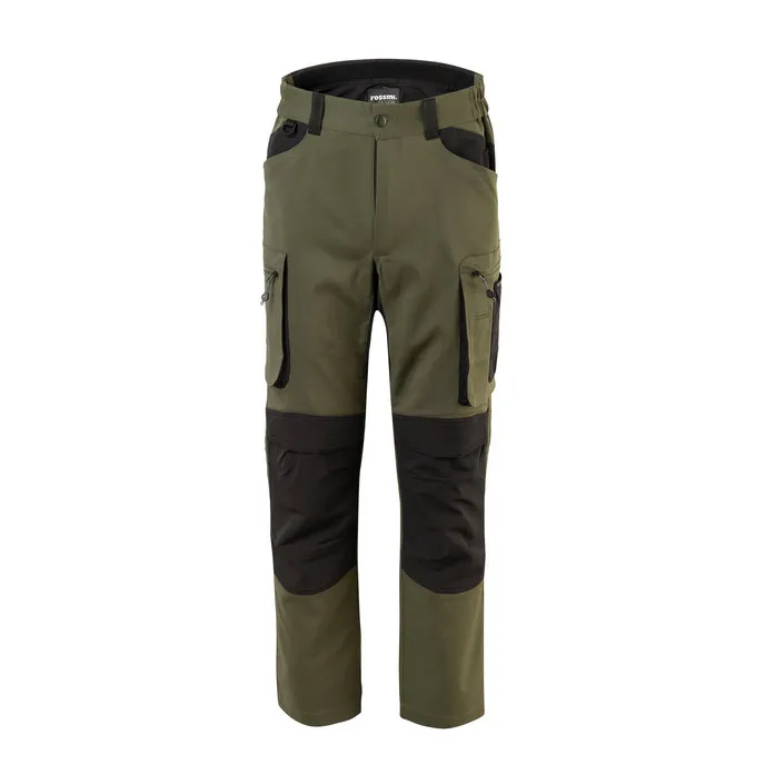 Fuori tutto - Pantaloni da Lavoro Rossini Dynamic Flex A00520 Stretch Multitasche Taglia M Colore Nero