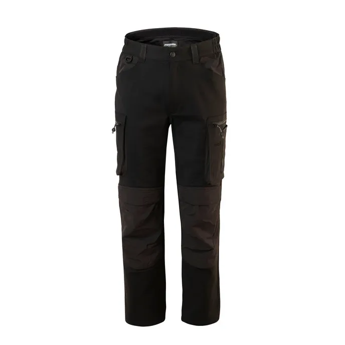 Fuori tutto - Pantaloni da Lavoro Rossini Dynamic Flex A00520 Stretch Multitasche Taglia M Colore Nero