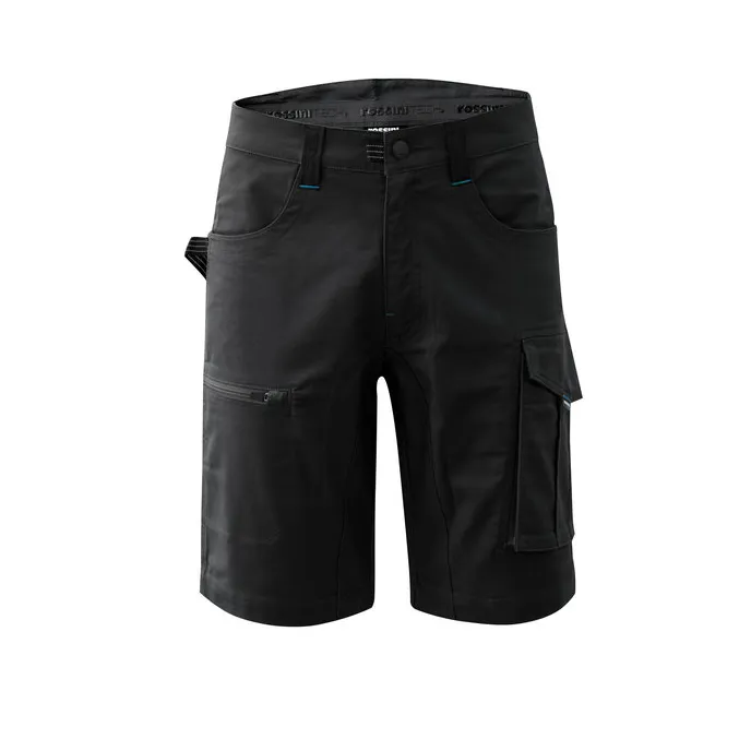 Fuori tutto - Bermuda da Lavoro Rossini R-Evolution A00790 Stretch Multitasche Taglia M Colore Nero