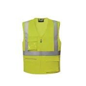 Gilet da Lavoro Multitasche Alta Visibilità Rossini Ken Hi-Vis HH229