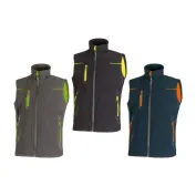 Fuori Tutto - Gilet da Lavoro Multitasche Softshell Stretch Elasticizzato U-Power Universe FU188BC Black Carbon Taglia S