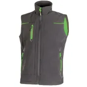 Fuori Tutto - Gilet da Lavoro Multitasche Softshell Stretch Elasticizzato U-Power Universe FU188BC Black Carbon Taglia S