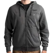 Felpa da Lavoro Milwaukee Zip Lunga con Cappuccio Riscaldata Multitasche M12 4933464354
