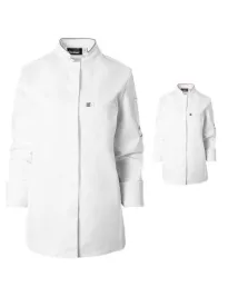 Giacca da Cuoco Molinel Crush 08963793027 Chef Cucina Maniche Lunghe Stretch Donna