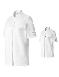 Giacca da Cuoco Molinel Crush 08983793077 Chef Cucina Maniche Corte Stretch Donna
