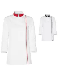 Giacca da Cuoco Molinel Ajik 29913601116 Chef Cucina Maniche Lunghe Donna