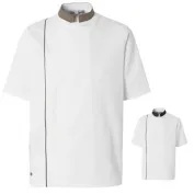 Giacca da Cuoco Molinel Ajik 29953601247 Chef Cucina Maniche Corte
