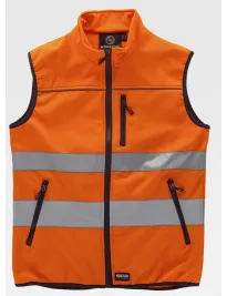 Gilet da Lavoro Softshell Stretch Alta Visibilità C2920- Workteam