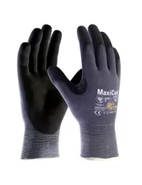 12 Paia - Guanti da Lavoro ATG Maxiflex Cut Ultra 52-3745 Rivestito in Nitrile Touchscreen