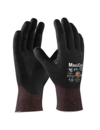 12 Paia - Guanti da Lavoro ATG Maxiflex Cut Ultra 52-6745F Rivestito in Nitrile Touchscreen