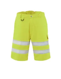 Fuori tutto - Bermuda da Lavoro Alta Visibilità Multitasche Rossini Hi-Vis A00817 Taglia 50 Colore Giallo
