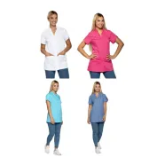 Fuori tutto - Casacca da donna a maniche corte Siggi Coraline - 28CS1882/00 Taglia L Colore Azzurro