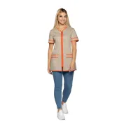 Fuori tutto - Casacca da donna a maniche corte Siggi Talia - 28CS1885/00 Taglia L Colore Sabbia