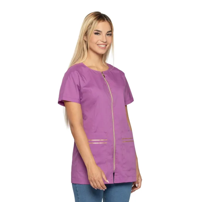 Fuori tutto - Casacca da donna a maniche corte Siggi Bella - 28CS1883/00 Taglia L Colore Viola