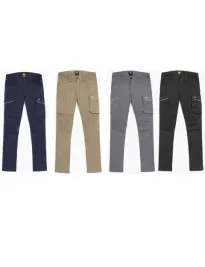 Fuori tutto - Pantaloni da lavoro Multitasche Diadora Pant Staff Stretch Cargo 2.0 702.183059 Taglia L Colore Blu