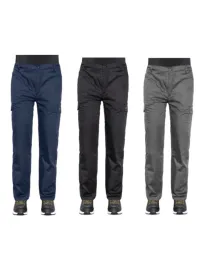 Fuori tutto - Pantaloni da lavoro Multitasche Stretch Issa Line Euromix 8039N Taglia S Colore Grigio