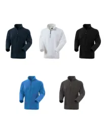 Fuori tutto - Felpa da Lavoro in Pile Mezza Zip Rossini Dublino HH159 Taglia L Colore Grigio Melange Scuro