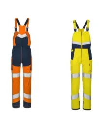 Tuta Salopette da Lavoro Lafont ad alta visibilità con bretelle 6HVN3PI