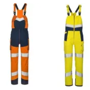 Tuta Salopette da Lavoro Lafont ad alta visibilità con bretelle 6HVN3PI