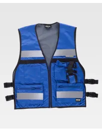 Gilet da Lavoro Alta Visibilità Regolazioni Laterali C3601 - Workteam