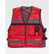 Gilet da Lavoro Alta Visibilità Regolazioni Laterali C3601 - Workteam