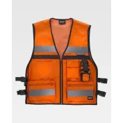 Gilet da Lavoro Alta Visibilità Regolazioni Laterali C3601 - Workteam