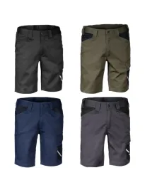 Fuori tutto - Bermuda da Lavoro Multitasche Stretch Cofra Basilcas V708-0-0 Taglia 5XL Colore Navy Nero