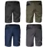 Fuori tutto - Bermuda da Lavoro Multitasche Stretch Cofra Basilcas V708-0-0 Taglia 5XL Colore Navy Nero