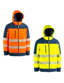 Giubbotto da Lavoro Sottozero Elmas Alta Visibilità Softsh bicolore AVW800