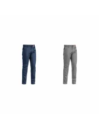Fuori tutto - Pantaloni da Lavoro Multitasche Stretch Sottozero Super Stretch Summer E0520 Taglia 4XL Colore Blu Navy