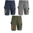 Fuori tutto - Bermuda da Lavoro Multitasche Stretch Sottozero Short S.S. SS400 Taglia L Colore Blu Navy Nero