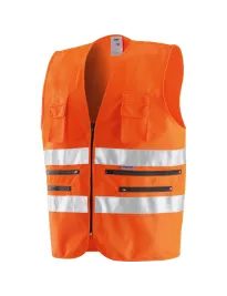 Gilet da Lavoro Neri ad alta visibilità 422018