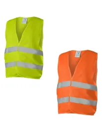 Gilet da Lavoro Neri ad alta visibilità Road 422019