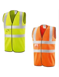 Gilet da Lavoro Neri ad alta visibilità Portabadge We 5/A 422059