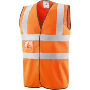 Gilet da Lavoro Neri ad alta visibilità Portabadge We 5/A 422059