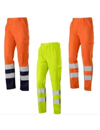 Pantaloni da Lavoro Neri ad alta visibilità Los Angeles 436316